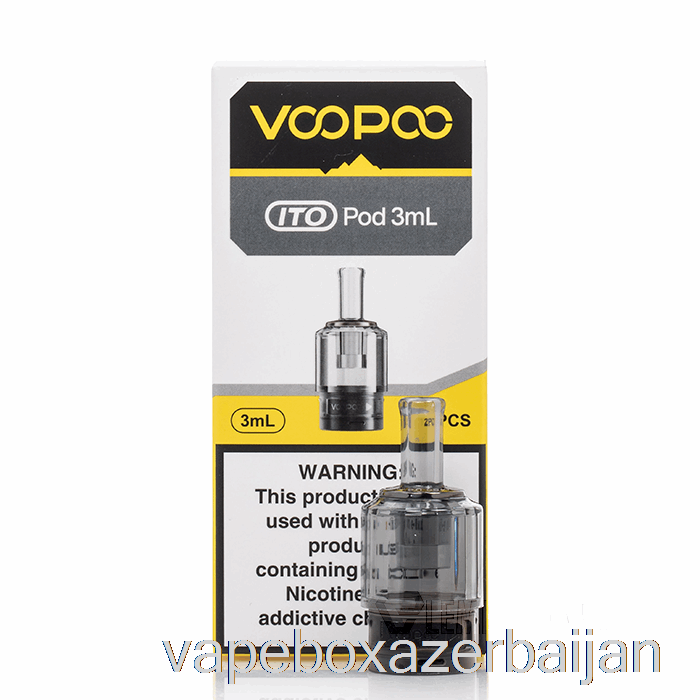 E-Juice Vape VOOPOO ITO Replacement Pods 1.0ohm ITO Pods